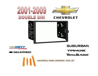 Double DIN Installation Kit for 2001-2009 CHEVROLET SILVERADO TAHOE SUBURBAN  - Image 1 of 2