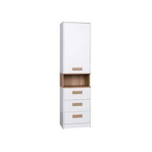 GRANT 06 Modernes Standregal Schrank Schubladen 195x52 cm Wohnzimmer Regal - Bild 1 von 5