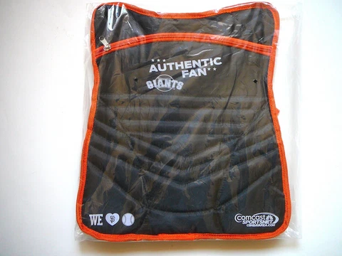 NEW San Francisco SF Giants AUTHENTIC FAN CATCHER BACKPACK SGA 8/11/2015 Black Cover
