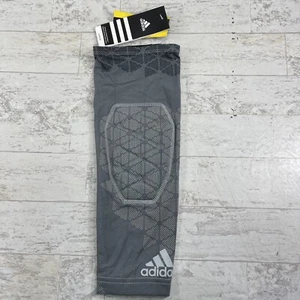 1 XL ADIDAS Ironskin Elbow Pad Arm Sleeve Compression Gray Pattern Basketball - Picture 1 of 10