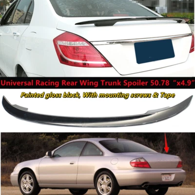 Universal Black Rear Trunk Wing Racing Spoiler ABS Fit For Acura CL 1997-2003 Foto 1 de 4