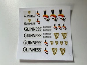 Guinness Pre-Cut Decals Slotcar Scalextric Die Cast Corgi Bogengröße 95mm x 95mm - Bild 1 von 5