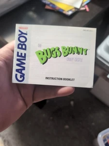 Nintendo Game Boy Bugs Bunny Crazy Castle nur Anleitung - Bild 1 von 3