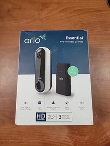 Arlo Essential Wire-Free Video Doorbell AVD2001-1SCNAS - Picture 1 of 5
