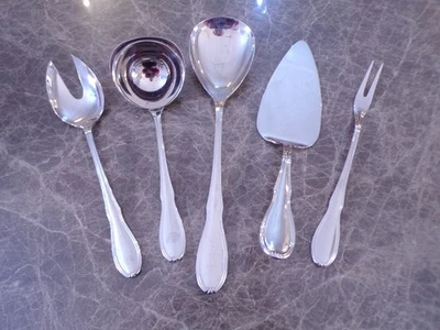 WMF Modell LUXEMBURG 5-teiliger Vorlegersatz Vorlegeteile Cromargan TOP ! - Bild 1 von 4