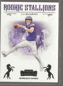 JJ McCarthy Rookie Stallions RC - Foto 1 di 2
