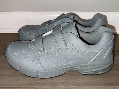 NEW Dr Scholl's Gray Double Strap Closure Men's Size 12 D Medium Sneaker 434-01 - Image 1 of 4