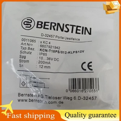 Bernstein KCN-T18PS-012-KLPS12V Proximity Switch fast ship - Image 1 of 4