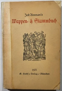 Jost Amman's Wappen und Stammbuch Wappenbuch Fakesimile 1923 - Imagen 1 de 1