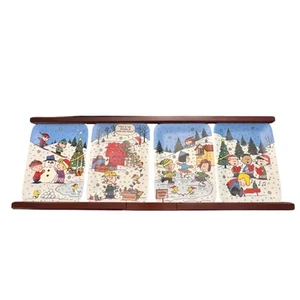 Danbury Mint Christmas with Charlie Brown Peanuts Snoopy Collectible NEW CERT - Picture 1 of 19