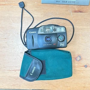 Canon Sure Shot Owl Date 35mm AF Point & Shoot Film Camera / case - Picture 1 of 11