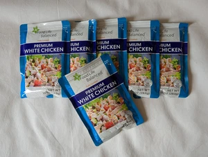 Lot 6 Food Life Balanced Premium White Chicken Ready Eat 10oz. each - Picture 1 of 5