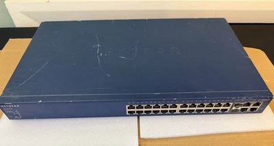 Netgear FS728TP 24-Port 10/100 PoE + 4 Gigabit Switch - Image 1 of 4