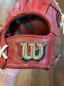 Guante Wilson Staff D8 Doble Duro Outfield, Cuero Nuevo, Buen Estado USADO - Imagen 1 de 7