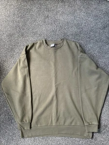 Men’s Green/Olive ASOS Design Jumper Sweatshirt Size Large In Great Condition - Picture 1 of 3