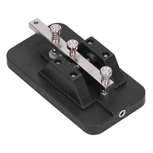 Morse Code Key Telegraph Tapper Manual CW Practice Tool Trainer With Buzzer - Picture 1 of 12