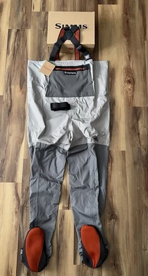 Simms Riffle Stockingfoot Pesca Vadeadores | Hombre’s XL | Boulder | ¡NUEVO! | Envío rápido Foto 1 de 4