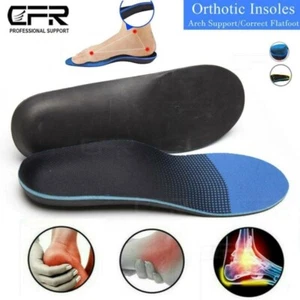 Plantar Fasciitis Arch Support Insoles Shoe Inserts Orthotic Flat Feet Foot Pain - Picture 1 of 13
