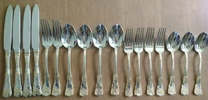 Royal Albert OLD COUNTY ROSES Flatware Stainless GOLD Accent - Your Choice - Picture 1 of 21