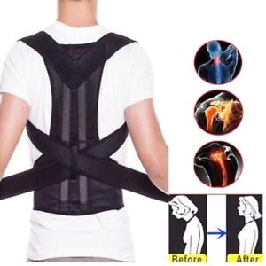 Back Posture Correction Corrector Support Shoulder Brace Belt Therapy Men Women