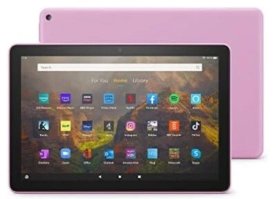 Amazon Fire HD 10 11th Gen 32 GB, Wi-Fi, 10.1 in - Lavender (Ad-Supported) - Image 1 of 4
