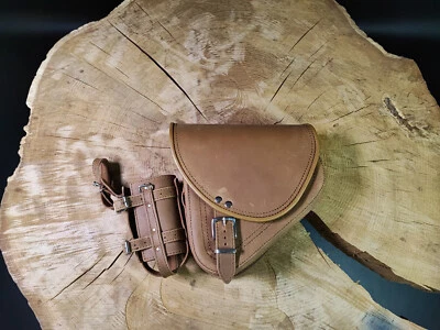 Seitentasche Diablo braun passend für Harley Davidson Motorrad ChopperTasche HD - Bild 1 von 4