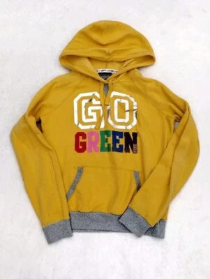 Sudadera con capucha Victoria's Secret rosa Go verde amarillo talla mediana para mujer Foto 1 de 4