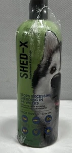 New Shed-X Liquid Dog Supplement 32oz 100% Natural Helps Dog Shedding Fish Oil - Picture 1 of 6
