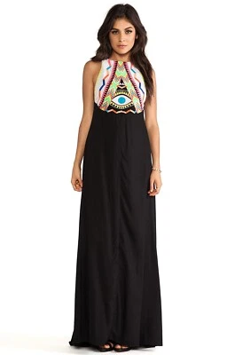 Maxi Vestido Mara Hoffman Bordado XS 2 Mujeres Informal Sin Mangas Maxi NUEVO 20450 Foto 1 de 4