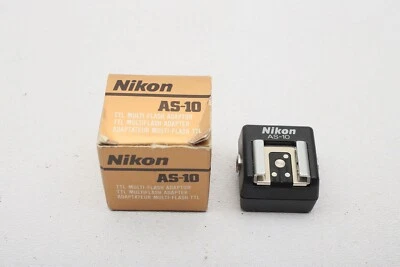 Nikon AS-10 TTL Multi-Flash Adapter foot shoe AS10+connect+GENUINE++Works++MINTy - Image 1 of 4