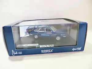 NOREV 513007 'RENAULT 30 GENDARMERIE/POLICE CAR'. 1:43. MIB/BOXED. - Picture 1 of 6