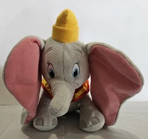 Dumbo Disney Kohls Cares The Flying Elephant Pink Gray Plush Stuffed Animal Used - Picture 1 of 9