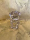 Federal Clear Glass Dog Hollow Figure/candy container 1930s