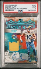 Cooper Kupp 2022 Donruss Jersey Kings 09/10 Auto Card# JK-1 PSA 9 (Pop 1)