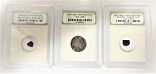 Set of 3 Mixed Combo of INB Slabbed Coins (Widow's Mite, Pirate's Cob, Buffalo)