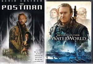 Kevin Costner WaterWorld & The Postman AS THE SAVIOR 2 MOVIES 2 CASES DVD - Picture 1 of 1