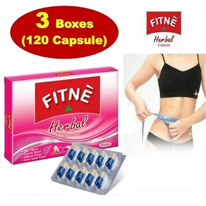 3x Fitne Herbal Capsule Loss Weight Diet Thai Slimming Natural Detox 120 Capsule - Picture 1 of 12