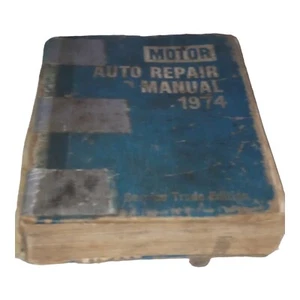 Motor Auto Repair Manual 37th Edition 1974 First Printing USA - Bild 1 von 13