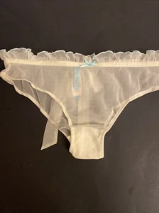 Vintage Victoria Secrets Sexy Little Things Polka Dots Bikini Pantys Size Small - Picture 1 of 16