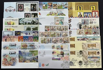 Malaysia FDC One Lot of 23 First Day Covers issued in 2012 - Image 1 of 4