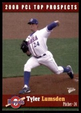 2008 MultiAd Tyler Lumsden Omaha Royals #24