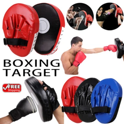 Almohadillas de enfoque curvas de objetivo de boxeo guantes de perforación MMA almohadilla de patada tailandesa guantes de entrenamiento Foto 1 de 4