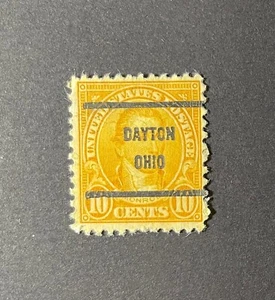 Dayton, Ohio Type 61 Precancel - 10 cents Monroe - U.S. #642 - OH - Picture 1 of 1
