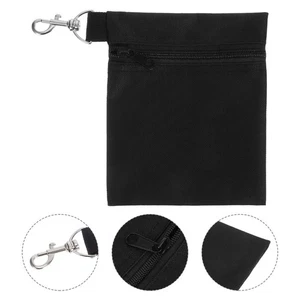 2pcs Golf Tee Holder: Golf Tee Pouch Ball Pouch Nylon Valuables Holder - Zipper - Picture 1 of 17