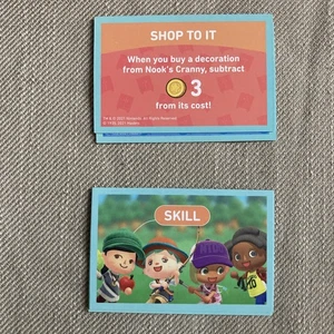 Animal Crossing New Horizons Monopoly Ersatz Fertigkeitskarten (Komplettsatz) NEU - Bild 1 von 1