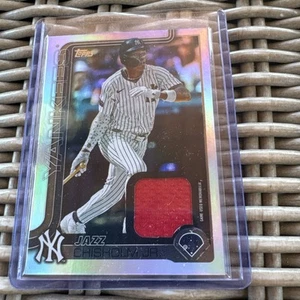 2025 Topps Series 1 JAZZ CHISHOLM REAL ONE Game Used RELIC Yankees - Picture 1 of 2