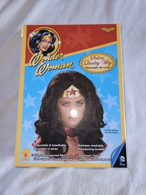 Wonder Woman Salon Quality Adjustable Washable Wig DC Comics - Imagem 1 de 3