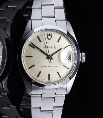 Vintage 1969 Tudor Oysterdate 17J Manual Steel Mens Watch & Bracelet Ref 7991 - Изображение 1 из 4