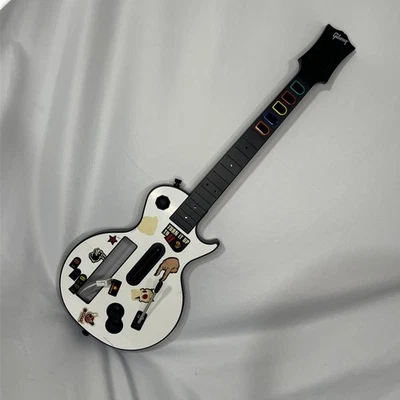 Nintendo Wii Guitar Hero Gibson Les Paul Wireless Red Octane Tested - No Cover - Image 1 of 4