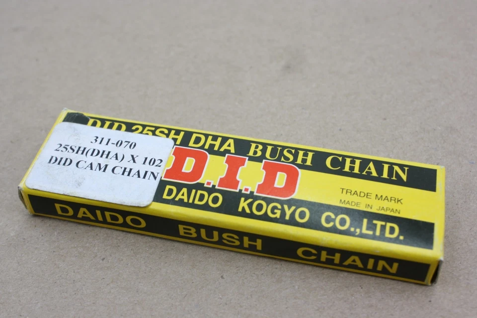 CADENA DE DISTRIBUCIÓN DE LEVA DID 25H-102L 87-06 SUZUKI DR200SE Y 86-88 DR200 SP200 SIN FIN Foto 1 de 4